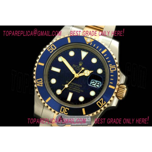 Rolex Submariner  116613 Blue TT Sub 21J