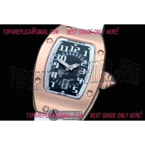 Richard Mille RM 007 RG/RU Black/White Asian 21J Decorated
