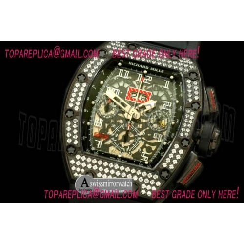 Richard Mille Felipe Massa Carbon SS/RU Asian 7750 Richard Mille Felipe Massa Carbon SS/RU Asian 7750