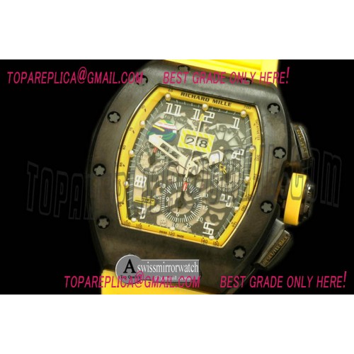 Richard Mille Felipe Massa Brazil GP Carbon PVD/RU Asian 7750 Richard Mille Felipe Massa Brazil GP Carbon PVD/RU Asian 7750