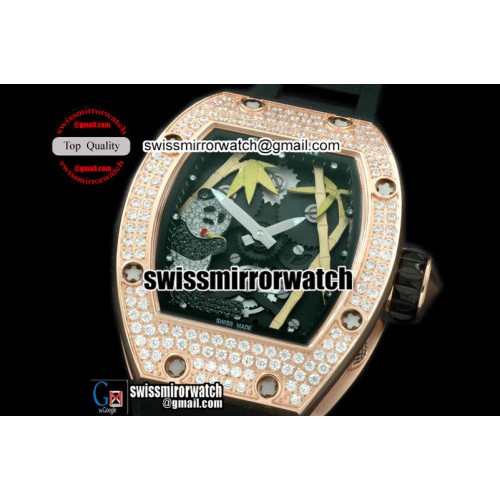 Richard Mille Panda Tourbillon RG/RU Skeleton Asian 21J