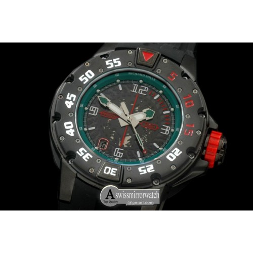 Richard Mille Richard Mille RM028 PVD Black/RU Black/Green Asian 7751 Decorated