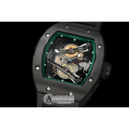 Richard Mille Bubba Watson Tourbillon PVD/RU Green Swiss Qtz Richard Mille Bubba Watson Tourbillon PVD/RU Green Swiss Qtz