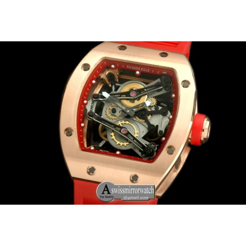 Richard Mille Bubba Watson Tourbillon RG/RU Red Swiss Qtz Richard Mille Bubba Watson Tourbillon RG/RU Red Swiss Qtz