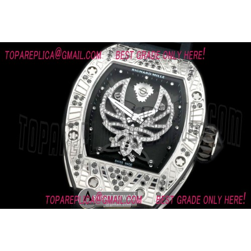 Richard Mille Phoenix Tourbillon SS/RU Skeleton Asian 21J