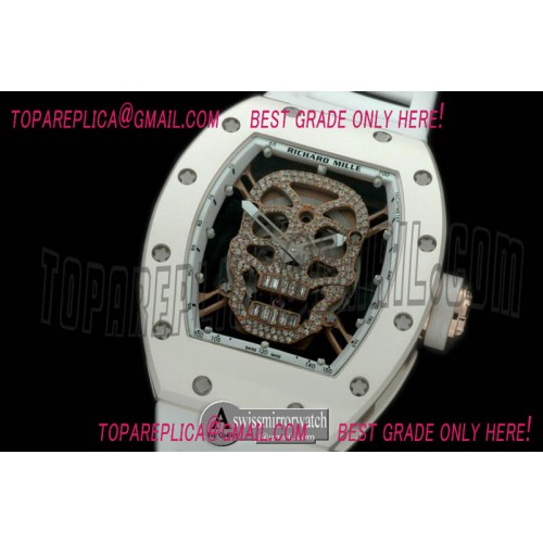 Richard Mille Skull Tourbillon CER/RG/RU R-Gold Asian 21J Richard Mille Skull Tourbillon CER/RG/RU R-Gold Asian 21J