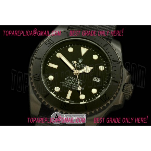 Rolex Submariner Project X Stealth Sub PVD/Nato Asian 2836