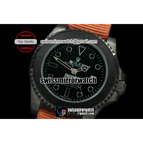 Rolex Submariner Project X Stealth Sub PVD/Nato Asian 2836