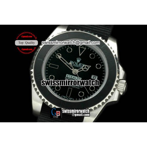 Rolex Submariner Project X Stealth Sub SS/Nato Asian 2836 Rolex Submariner Project X Stealth Sub SS/Nato Asian 2836
