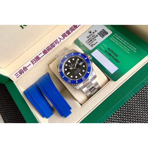 Rolex Submariner 41mm 126619 LB Blue Ceramic 1:1 Best Edition Black Dial On 904L Bracelet Swiss Eta-2824