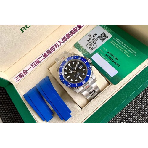 Rolex Submariner 41mm 126619 LB Blue Ceramic 1:1 Best Edition Black Dial On Blue Rubber Band Swiss Eta-2824 Rolex Submariner 41mm 126619 LB Blue Ceramic 1:1 Best Edition Black Dial On Blue Rubber Band Swiss Eta-2824