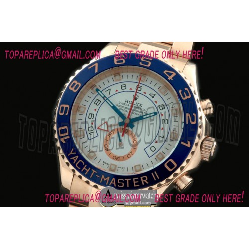 Rolex Yacthmaster II (42mm) RG White Asia 7750