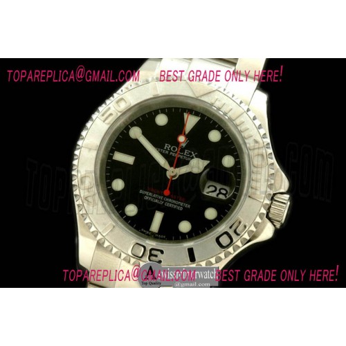 Rolex Yachtmaster Men SS Black Asian Eta 2836/3135