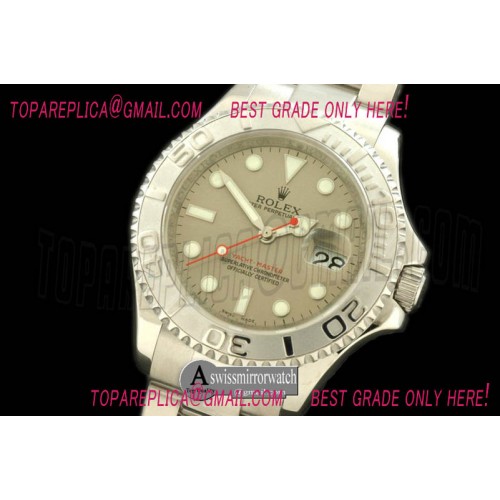 Rolex Yachtmaster Men SS Grey Asia 2813