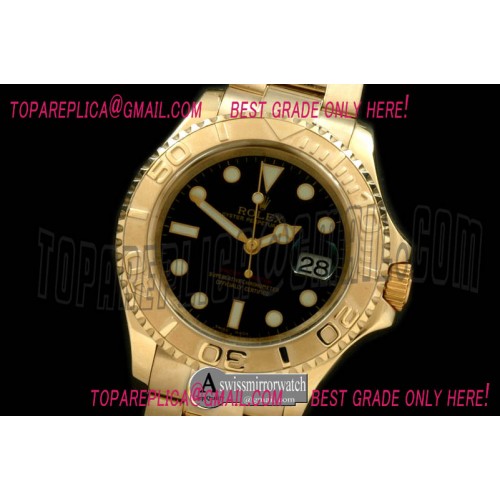 Rolex Yachtmaster Men FG Black Asia 2813 25J