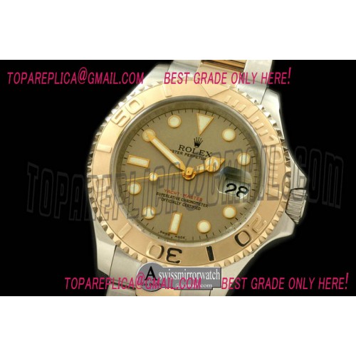 Rolex Yachtmaster Men SS/YG TT Grey Swiss Eta 2836/3135