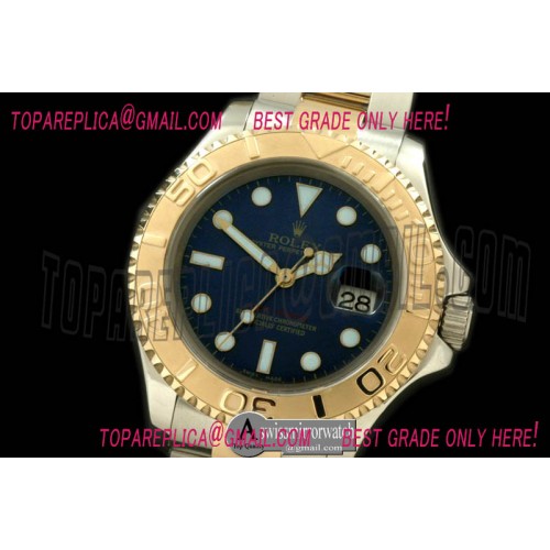 Rolex Yachtmaster Men SS/YG TT Blue Asia 2813 25J