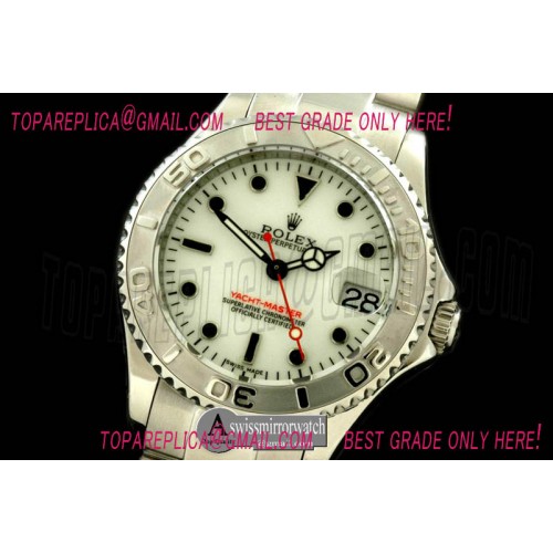 Rolex Yachtmaster Mid SS White Swiss Eta 2836/3135