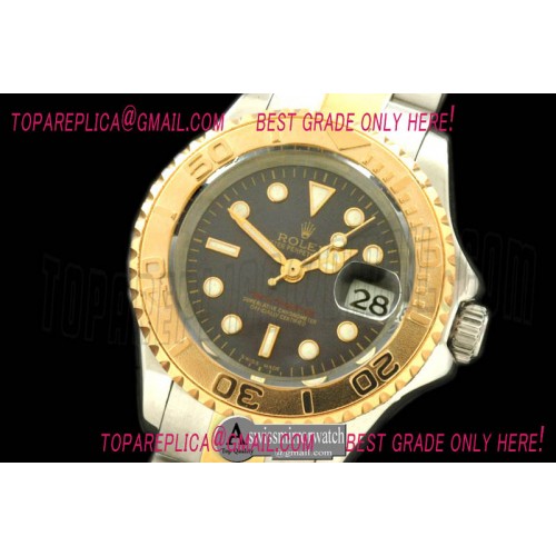 Rolex Yachtmaster Lady SS/YG Grey Swiss Eta 2671