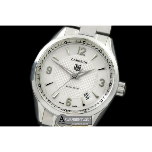 Tag Heuer Carrera Automatic Men SS/SS White Asian 2824-2