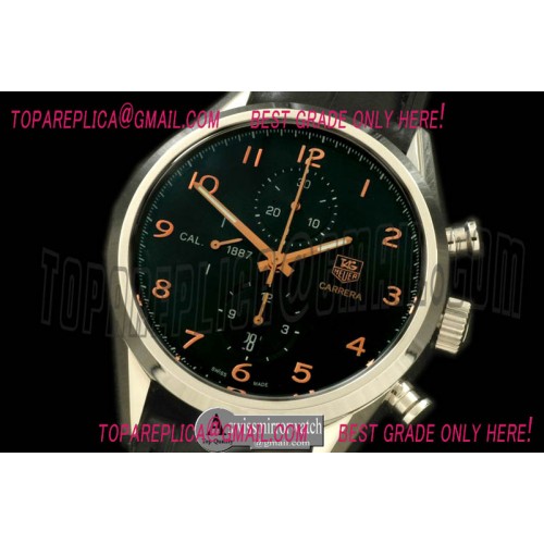 Tag Heuer Carrera 1887 Vintage Chrono SS/LE Black A-7750 Tag Heuer Carrera 1887 Vintage Chrono SS/LE Black A-7750