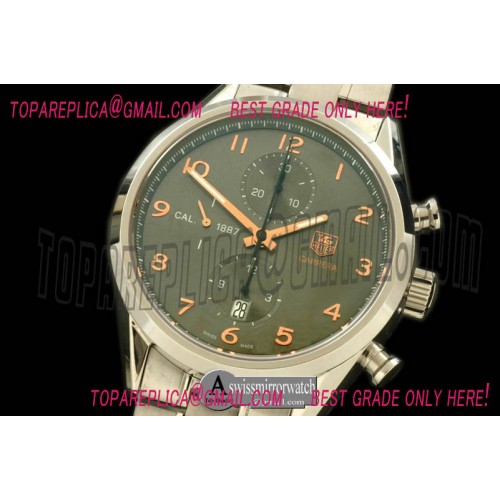 Tag Heuer Carrera 1887 Vintage Chrono SS/SS Grey A-7750 Tag Heuer Carrera 1887 Vintage Chrono SS/SS Grey A-7750