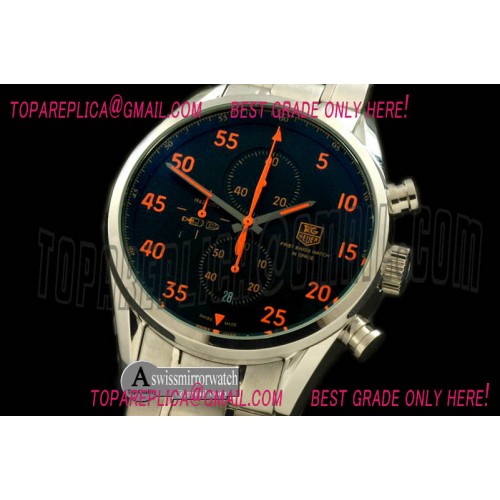 Tag Heuer Carrera 1887 Spacex SS/SS Black Jap Qtz Tag Heuer Carrera 1887 Spacex SS/SS Black Jap Qtz