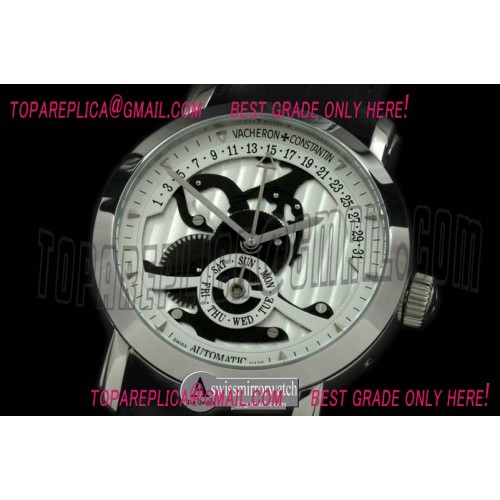 Vacheron Constantin Malte Retrogating Day/Date SS/LE White Asian 2813