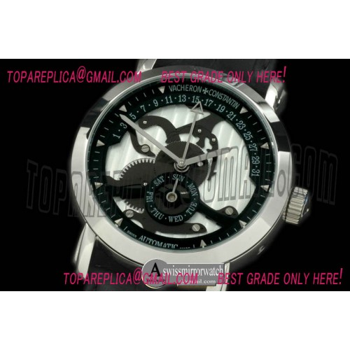 Vacheron Constantin Malte Retrogating Day/Date SS/LE Black Asian 2813