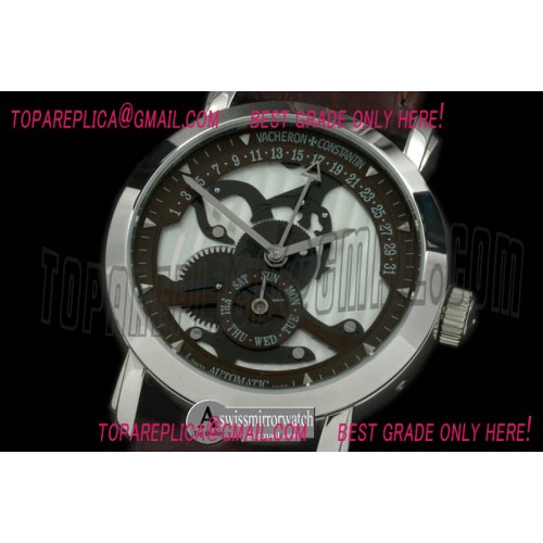 Vacheron Constantin Malte Retrogating Day/Date SS/LE Brown Asian 2813