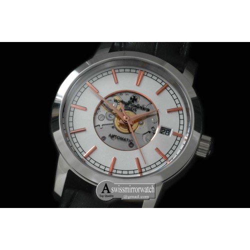 Vacheron Constantin Matte Skeleton Automatic SS/LE White Asian Eta 2824