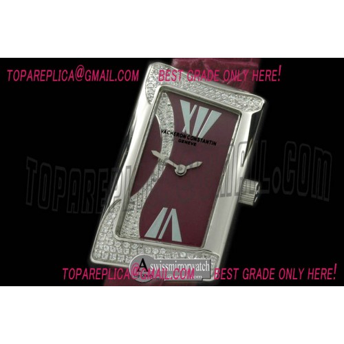 Vacheron Constantin 1972 Ladies SS/Diam/LE Brown Swiss Qtz