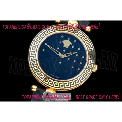 Vacheron Constantin Medusa Vanitas Ladies YG/RU Black Swiss Quartz