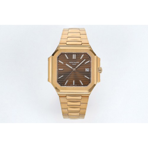 Patek Philippe Cubitus 5821 RG PPF Best Edition Brown Dial On RG Bracelet PPF 26-330