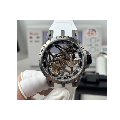 Roger Dubuis Excalibur Rddbex0549 Best Edition Skeleton Dial on Rubber Strap Asian RD505SQ