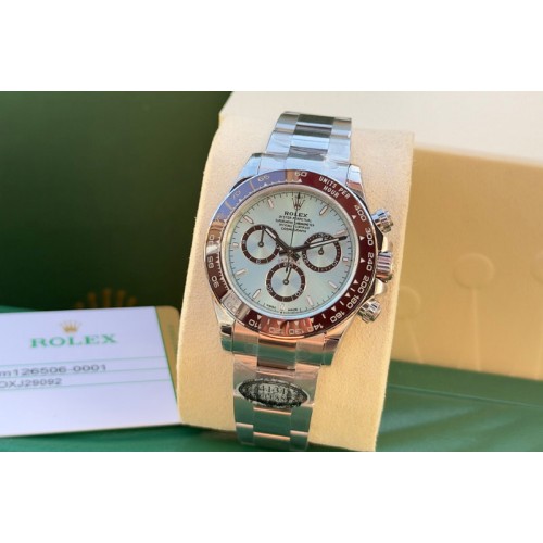 Rolex Daytona 126506 C1 1:1 Best Edition Ice Blue Dial Stick Markers on Bracelet DD4131
