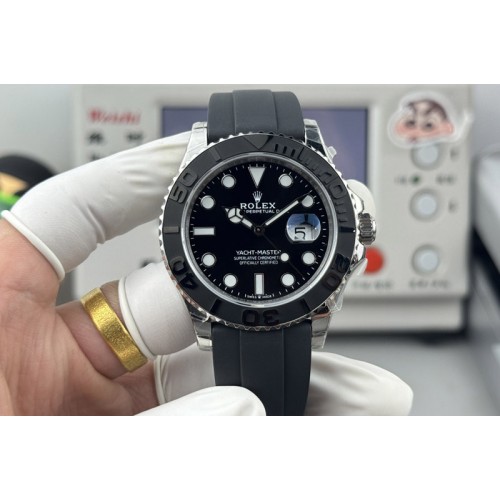 Rolex Yacht-Master 226659  Gain Weight FH 1:1 Best Edition Black Dial Diamond Bezel On Oysterflex Strap Cal.3235(158g)