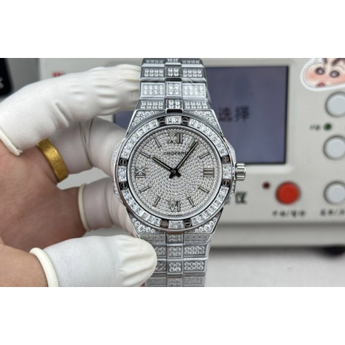 Chopard AlpineEagle 41MM SS Full Diamond on Chopard 01.01-c Chopard AlpineEagle 41MM SS Full Diamond on Chopard 01.01-c
