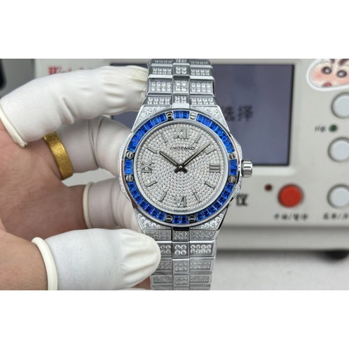 Chopard AlpineEagle 41MM SS Full Diamond on Chopard 01.01-c Chopard AlpineEagle 41MM SS Full Diamond on Chopard 01.01-c