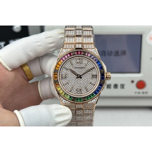 Chopard AlpineEagle 41MM RG Full Diamond on Chopard 01.01-c Chopard AlpineEagle 41MM RG Full Diamond on Chopard 01.01-c