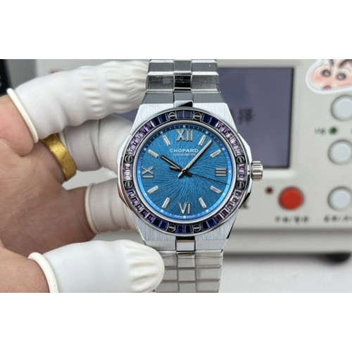 Chopard AlpineEagle 41MM SS Diamond Bezel on Chopard 01.01-c Chopard AlpineEagle 41MM SS Diamond Bezel on Chopard 01.01-c