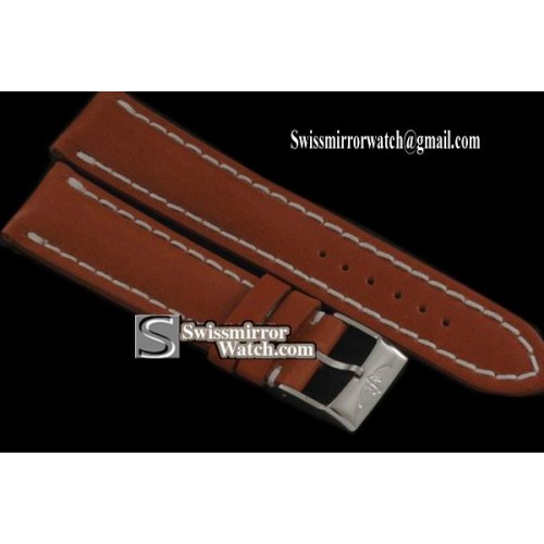 Breitling Leather strap Brown W/Buckle - For 42/44mm watches