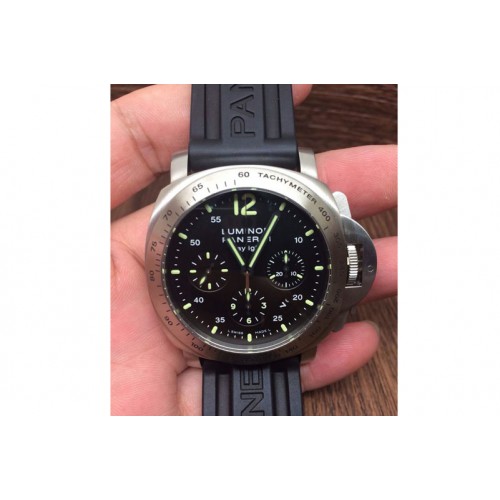 Panerai Panerai Pam 250-K Daylight Chrono SS/LE Black Asian 7753