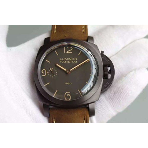 Panerai PAM 375 N V6F Best Edition Brown Dial on Brown Asso Strap P3000 Panerai PAM 375 N V6F Best Edition Brown Dial on Brown Asso Strap P3000