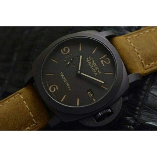 Panerai PAM386 M V6F 1:1 Best Edition on Brown Asso Strap P9000