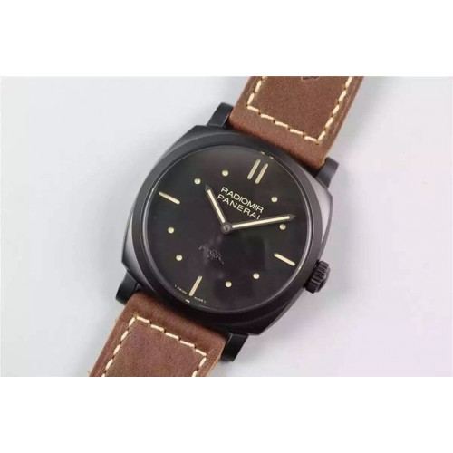 Panerai PAM 577 P Radiomir 1940 3 DAYS V6F Black Dial on Brown Leather Strap P3000