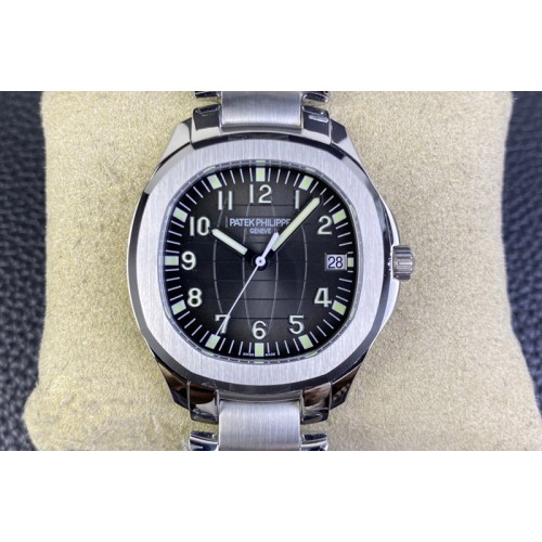 Patek Philippe Aquanaut 5167 SS 3KF Best Edition Gray Dial on SS Bracelet A324 Super Clone