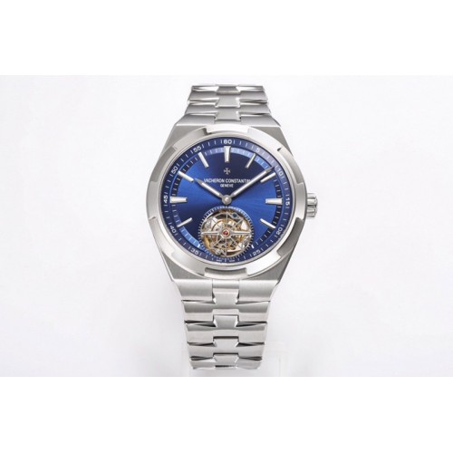 Vacheron Constantin Overseas Tourbillon SS BBR Best Edition Blue Dial on SS Bracelet Vacheron Constantin Overseas Tourbillon SS BBR Best Edition Blue Dial on SS Bracelet