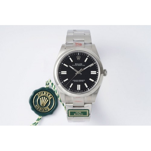 Rolex Oyster Perpetual 41mm 124300 KING 1:1 Best Edition 904L Steel Black Dial on SS Bracelet K3230