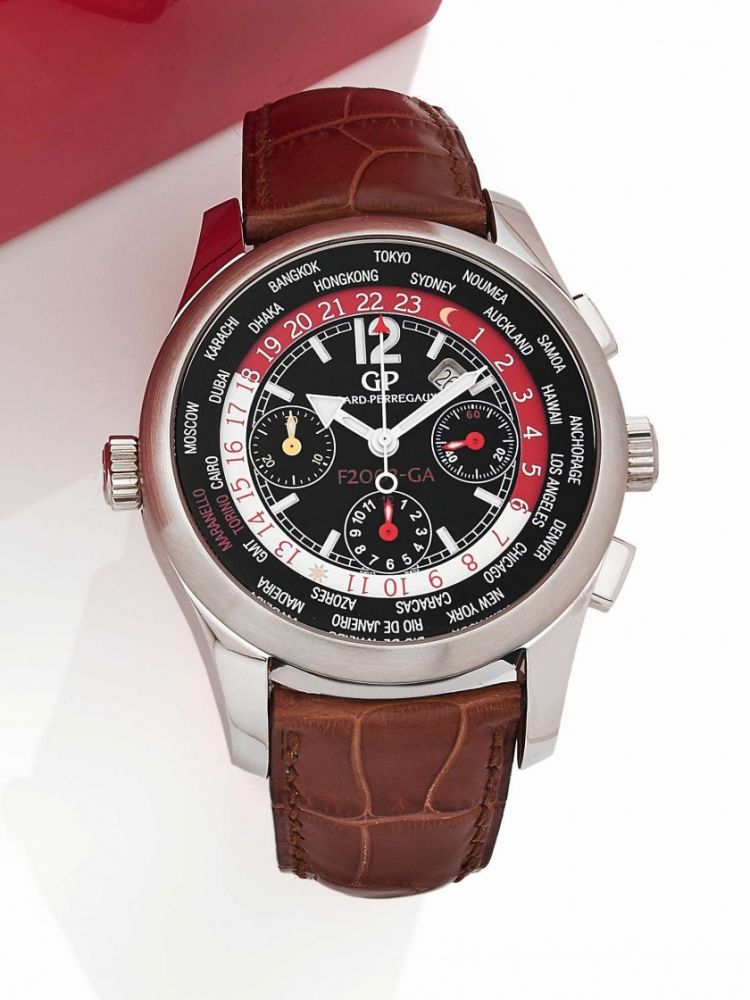 O - GIRARD PERREGAUX pour FERRARI,Heure Universelle, ref. 4980, n° 22/25